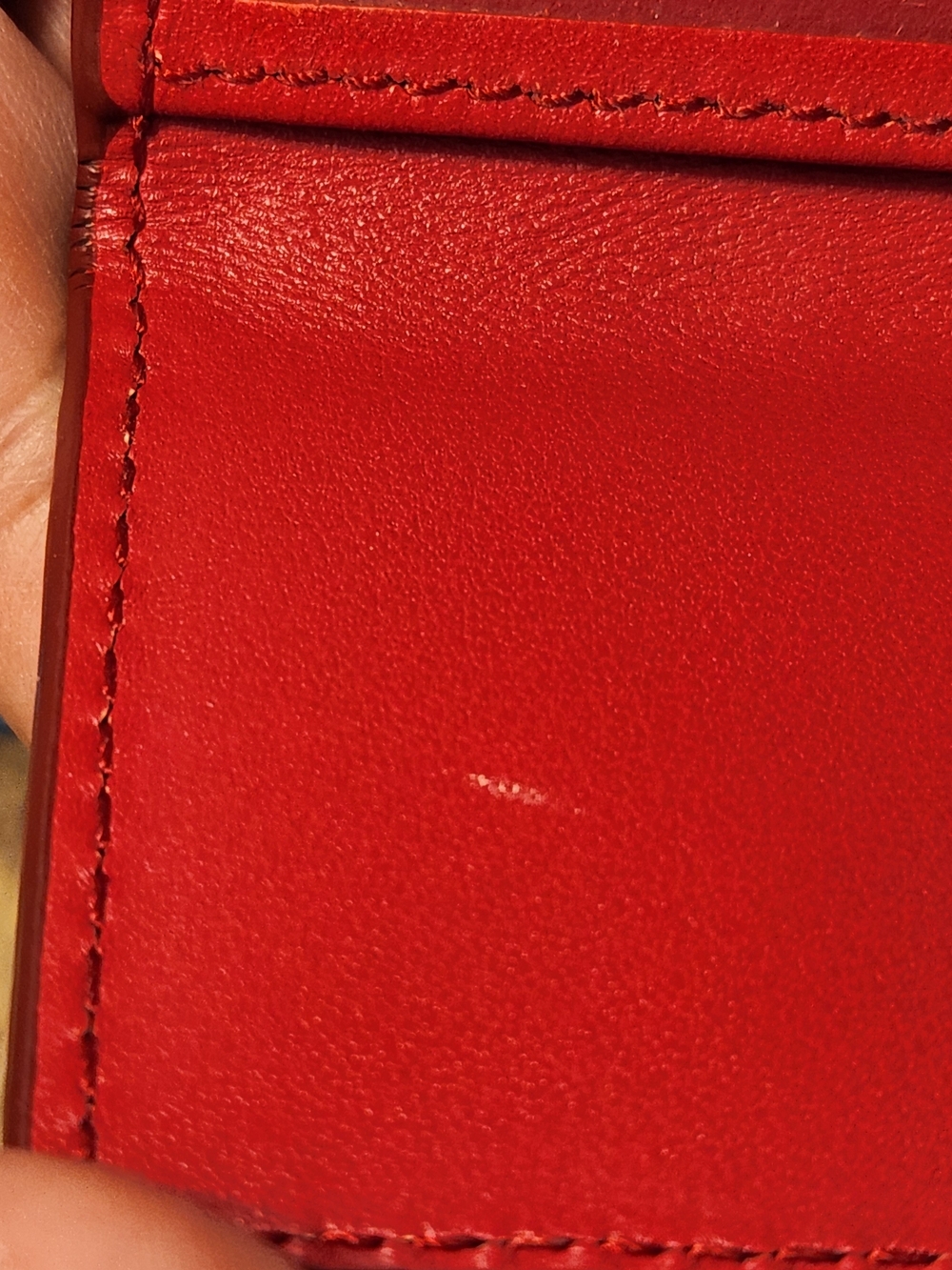 Coach Red Leather Keychain - Picture 7 of 11